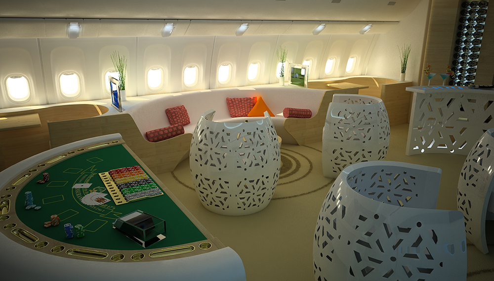 Jouer au casino dans un avion est désormais possible