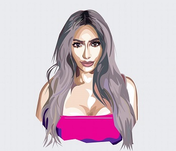 Kim Kardashian fashion icon